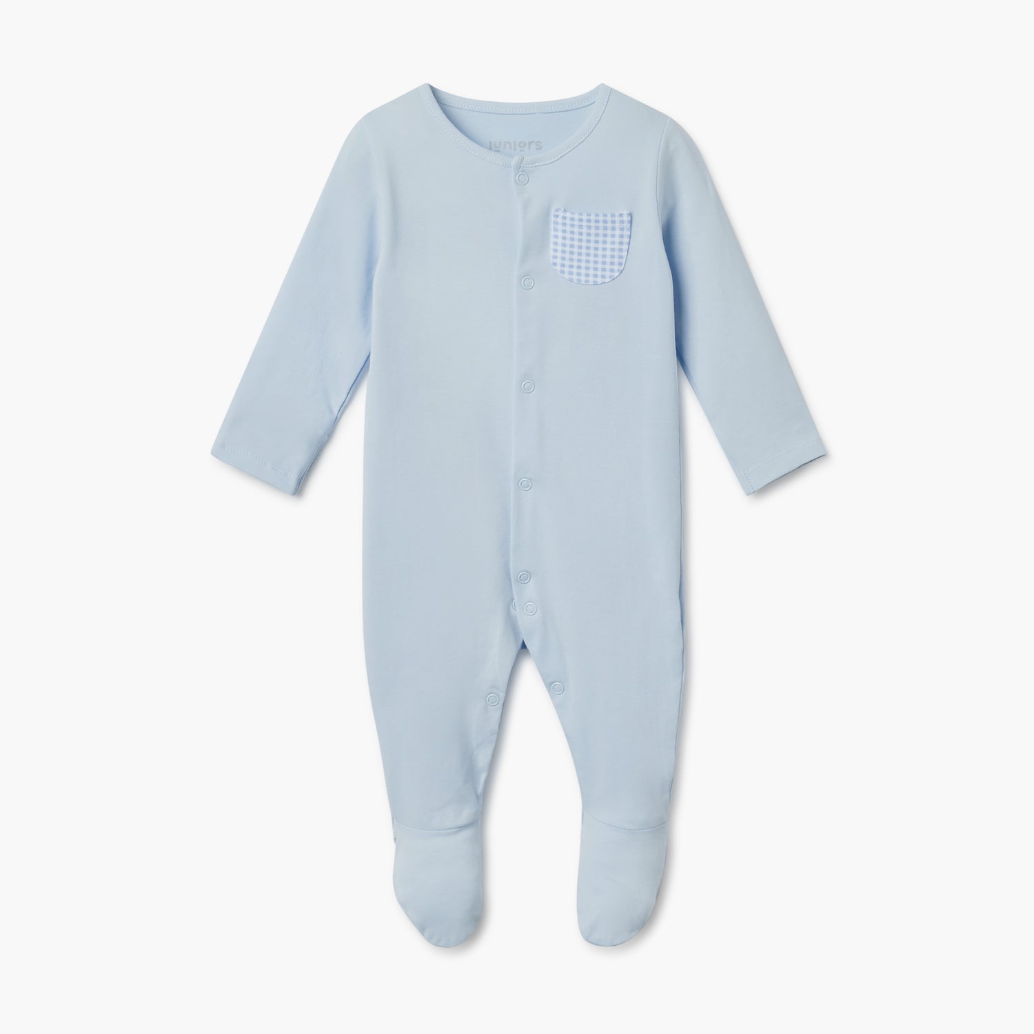 Juniors Assorted Sleepsuit with Long Sleeves and Pocket - Set of 2