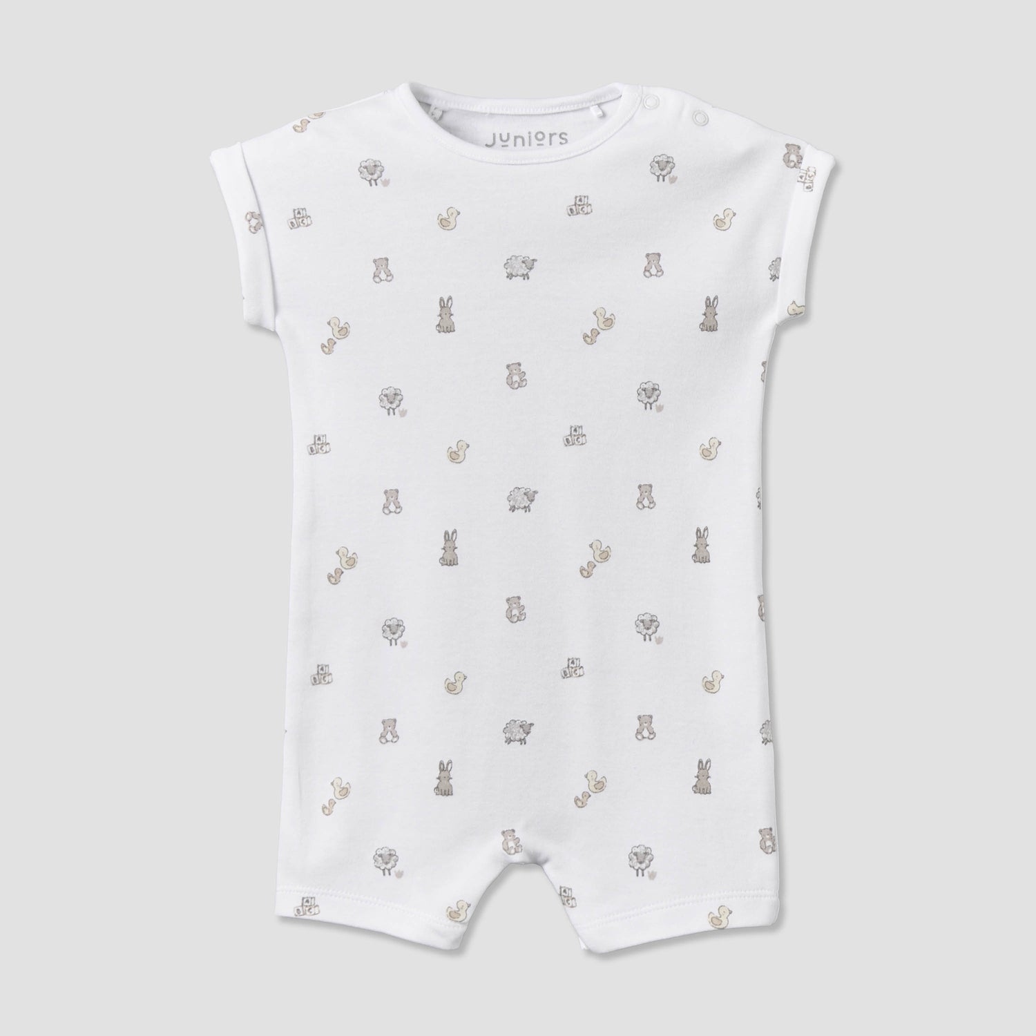 Pack of 2 Juniors Crew Neck Short Sleeves Romper with Assorted Design