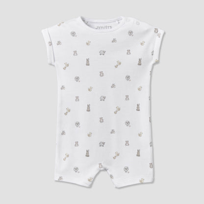 Pack of 2 Juniors Crew Neck Short Sleeves Romper with Assorted Design