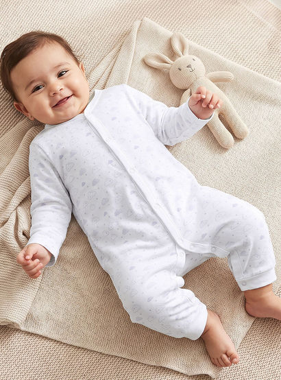 Juniors Printed Sleepsuit with Long Sleeves - Set of 2-baby-boys-clothing-nightwear-sleepsuits-image-3