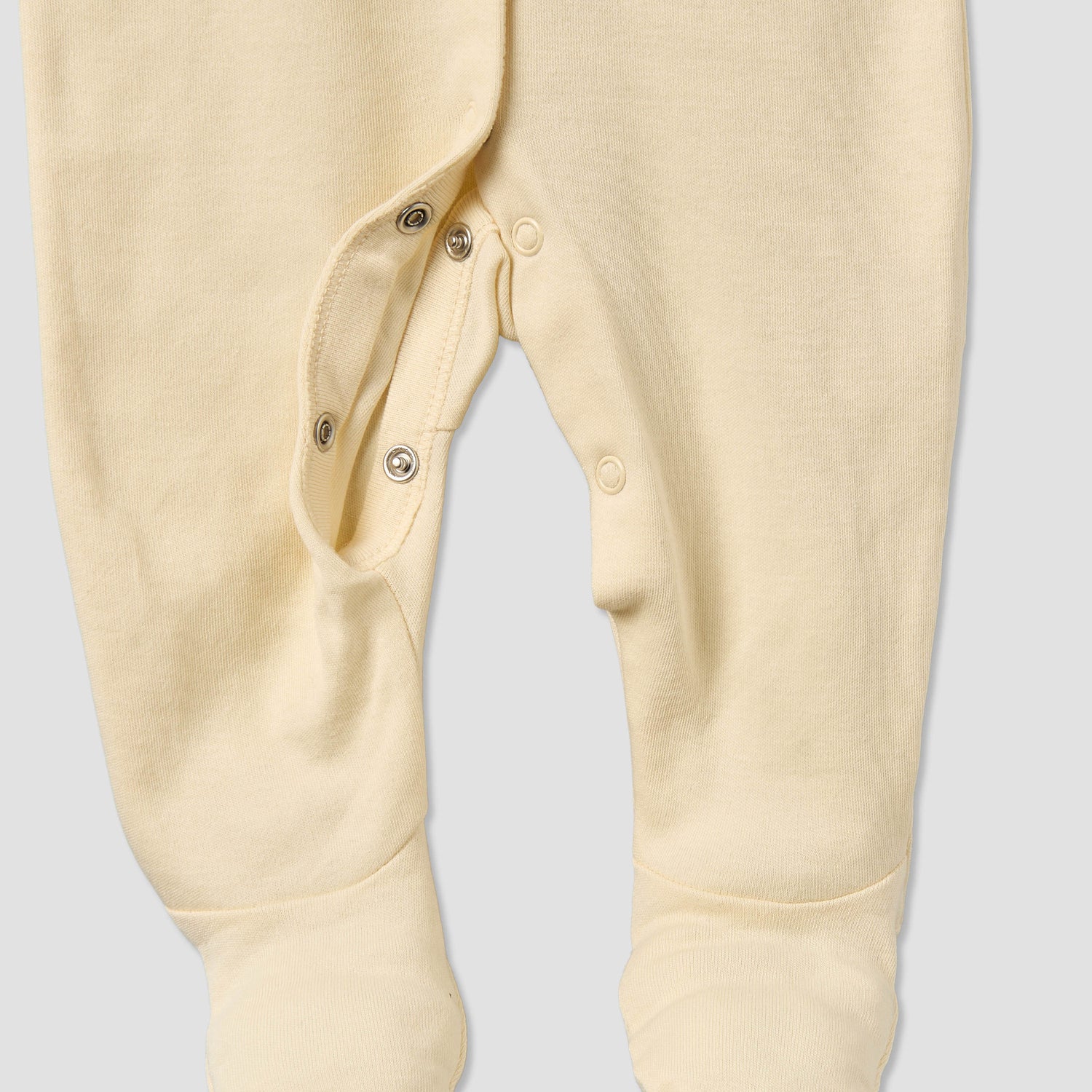 Pack of 2 Juniors Cotton Round Neck Long Sleeves Sleepsuit with Snap Button Closure