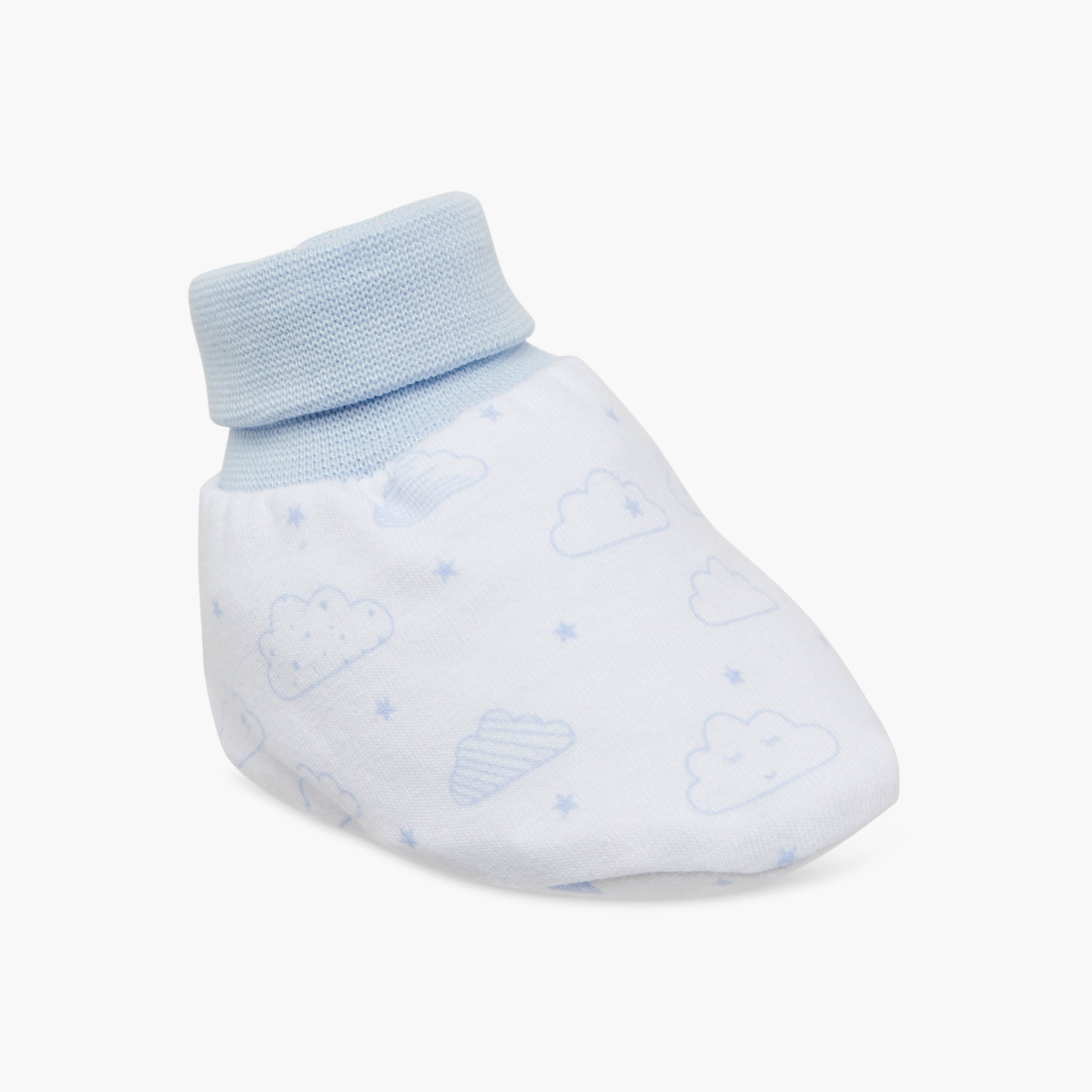 Juniors Printed Booties - Set of 2