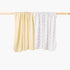 Pack of 2 Juniors Receiving Blanket with Assorted Design - Yellow / 0-6 mths