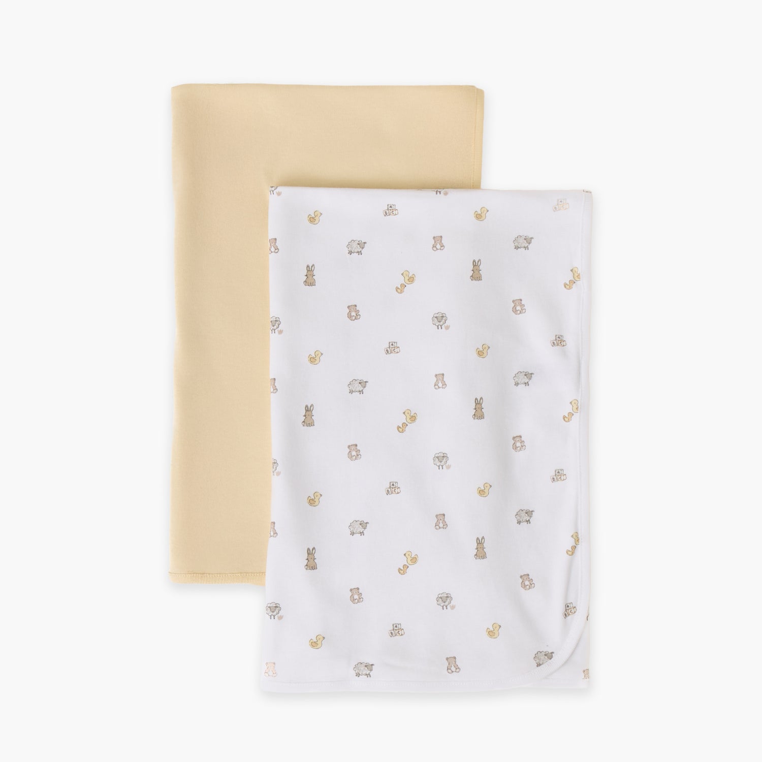 Pack of 2 Juniors Receiving Blanket with Assorted Design