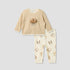 Juniors Animal Applique T-shirt and Pyjama Set - Brown / 12-18 mths