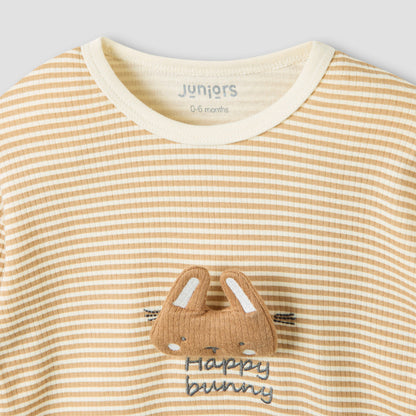 Juniors Animal Applique T-shirt and Pyjama Set
