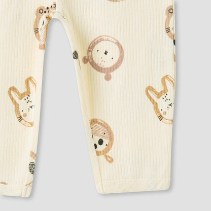 Juniors Animal Applique T-shirt and Pyjama Set