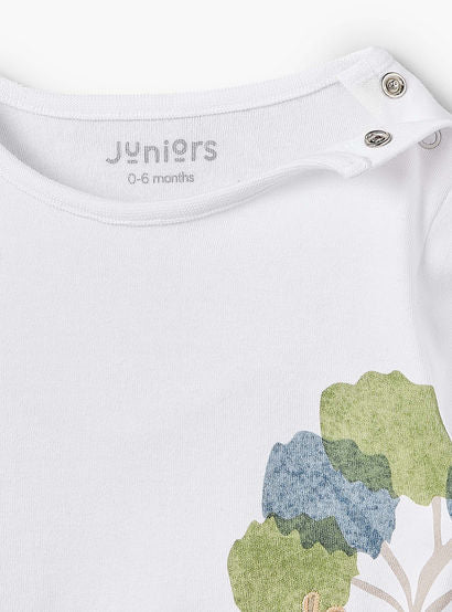 Juniors Cotton Round Neck Long Sleeves Pyjama Set with Safari Applique Detail-baby-boys-clothing-nightwear-pyjamasets-image-4
