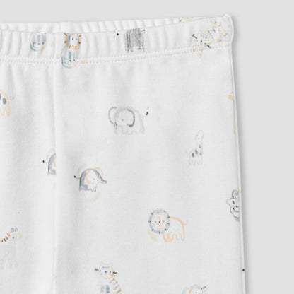 Juniors Animal Print T-shirt and Pyjama Set