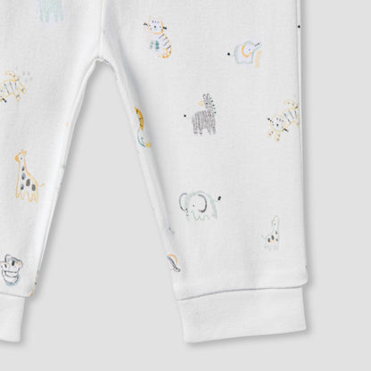 Juniors Animal Print T-shirt and Pyjama Set