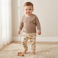 Juniors Cotton Crew Neck Long Sleeves Pyjama Set with Vehicle Print-undefined-image-1