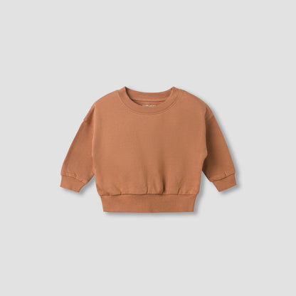 Juniors Solid Long Sleeve Sweatshirt and Pyjama Set