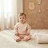 Juniors Pyjama Set - Cotton - Long Sleeves - Crew Neck - Orange / 12-18 mths