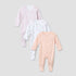 Juniors Printed Sleepsuit with Long Sleeves and Zip Closure - Set of 3 - Multicolour / 12-18 mths
