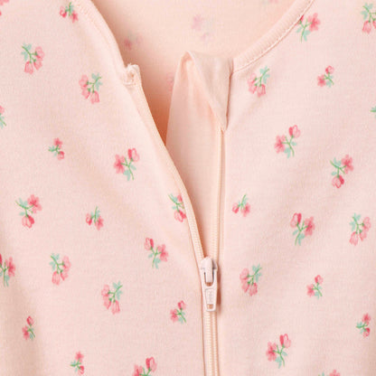 Juniors Printed Sleepsuit with Long Sleeves and Zip Closure - Set of 3
