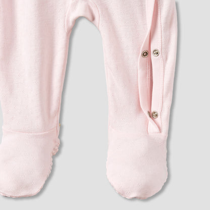Pack of 3 Juniors Cotton Round Neck Long Sleeves Sleepsuit with Floral Print