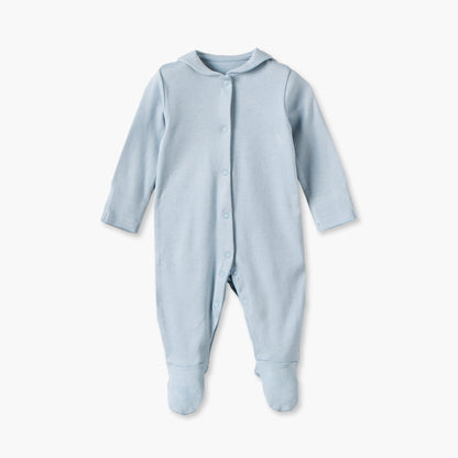 Pack of 3 Juniors Cotton Crew Neck Long Sleeves Sleepsuit Set with Nautical Print