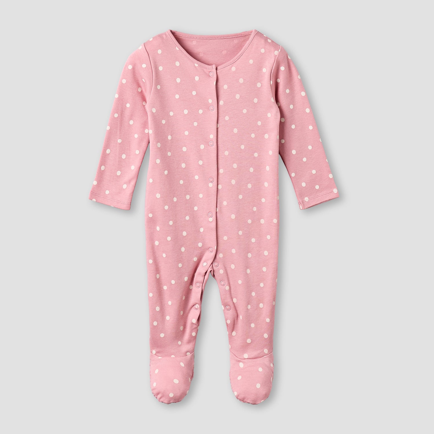 Pack of 3 Juniors Cotton Round Neck Long Sleeves Sleepsuit with Bunny Print