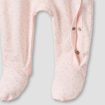 Pack of 3 Juniors Cotton Round Neck Long Sleeves Sleepsuit with Bunny Print