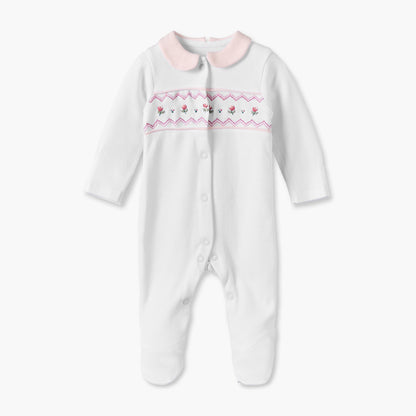 Pack of 3 Juniors Cotton Round Neck Long Sleeves Sleepsuit with Floral Print