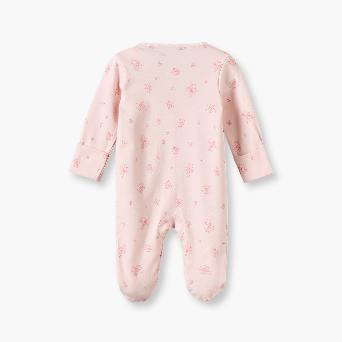 Pack of 3 Juniors Cotton Round Neck Long Sleeves Sleepsuit with Floral Print