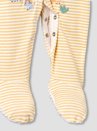 Pack of 3 Juniors Cotton Round Neck Long Sleeves Sleepsuit with Fun Print-promo_babyshop_Buy2for115_UAE130126-image-7