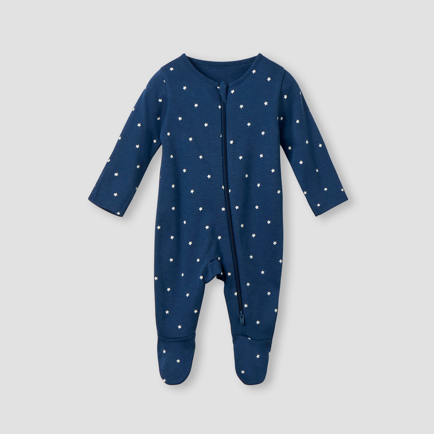 Juniors Printed Sleepsuit with Long Sleeves and Zip Closure - Set of 3