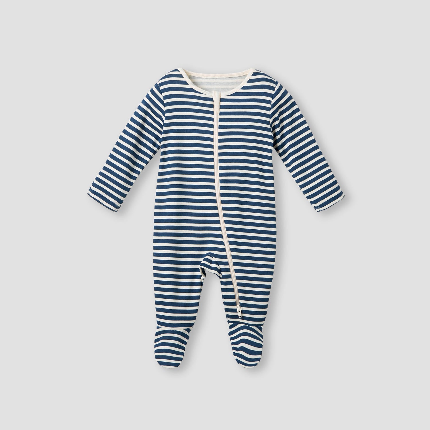 Juniors Printed Sleepsuit with Long Sleeves and Zip Closure - Set of 3