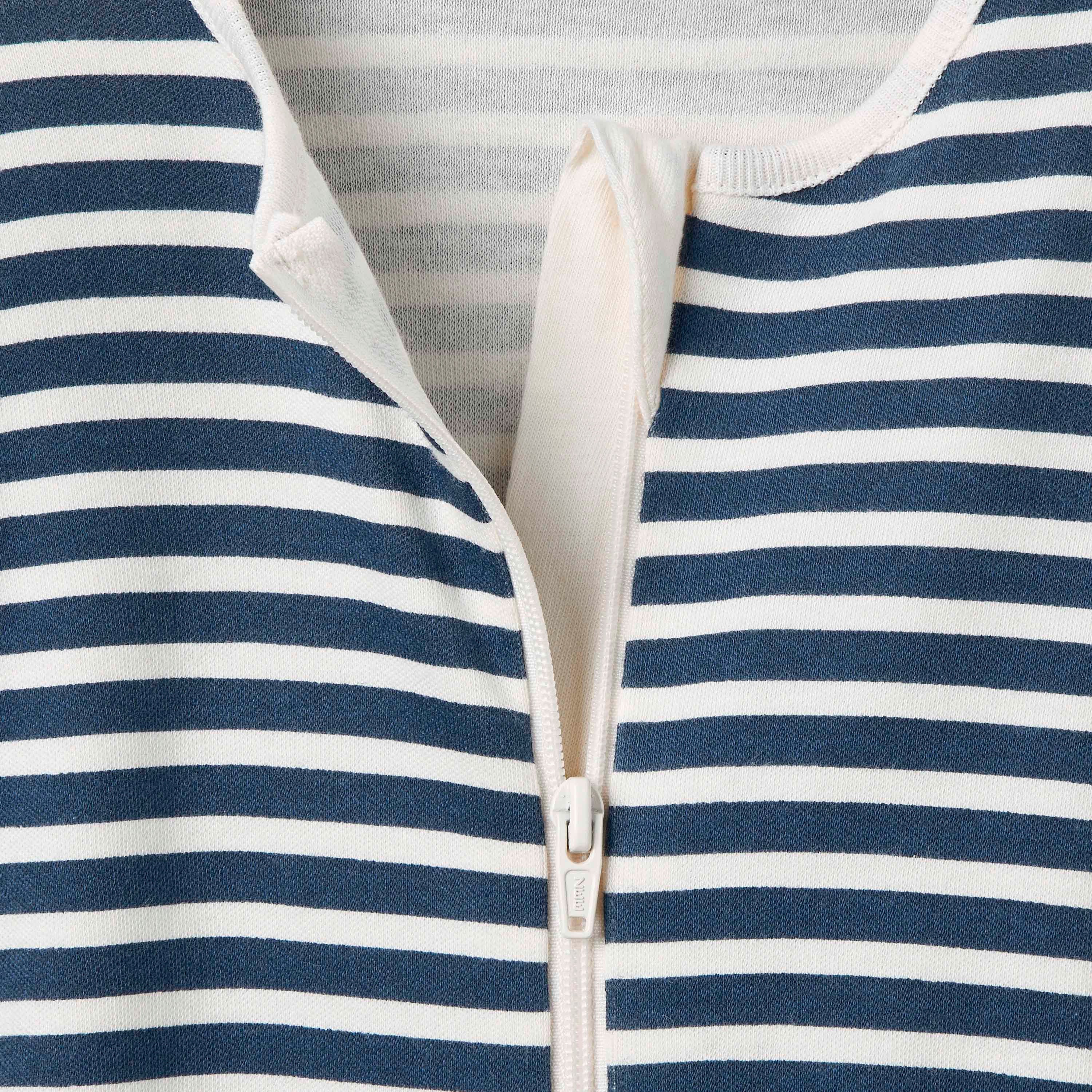 Juniors Printed Sleepsuit with Long Sleeves and Zip Closure - Set of 3