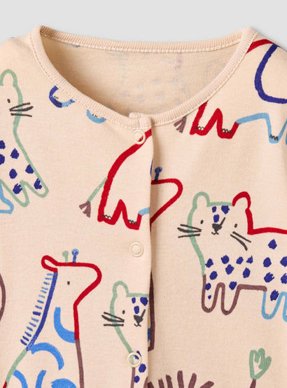 Pack of 3 Juniors Cotton Round Neck Long Sleeves Sleepsuit with Animal Print-promo_babyshop_Buy2for115_UAE130126-image-6