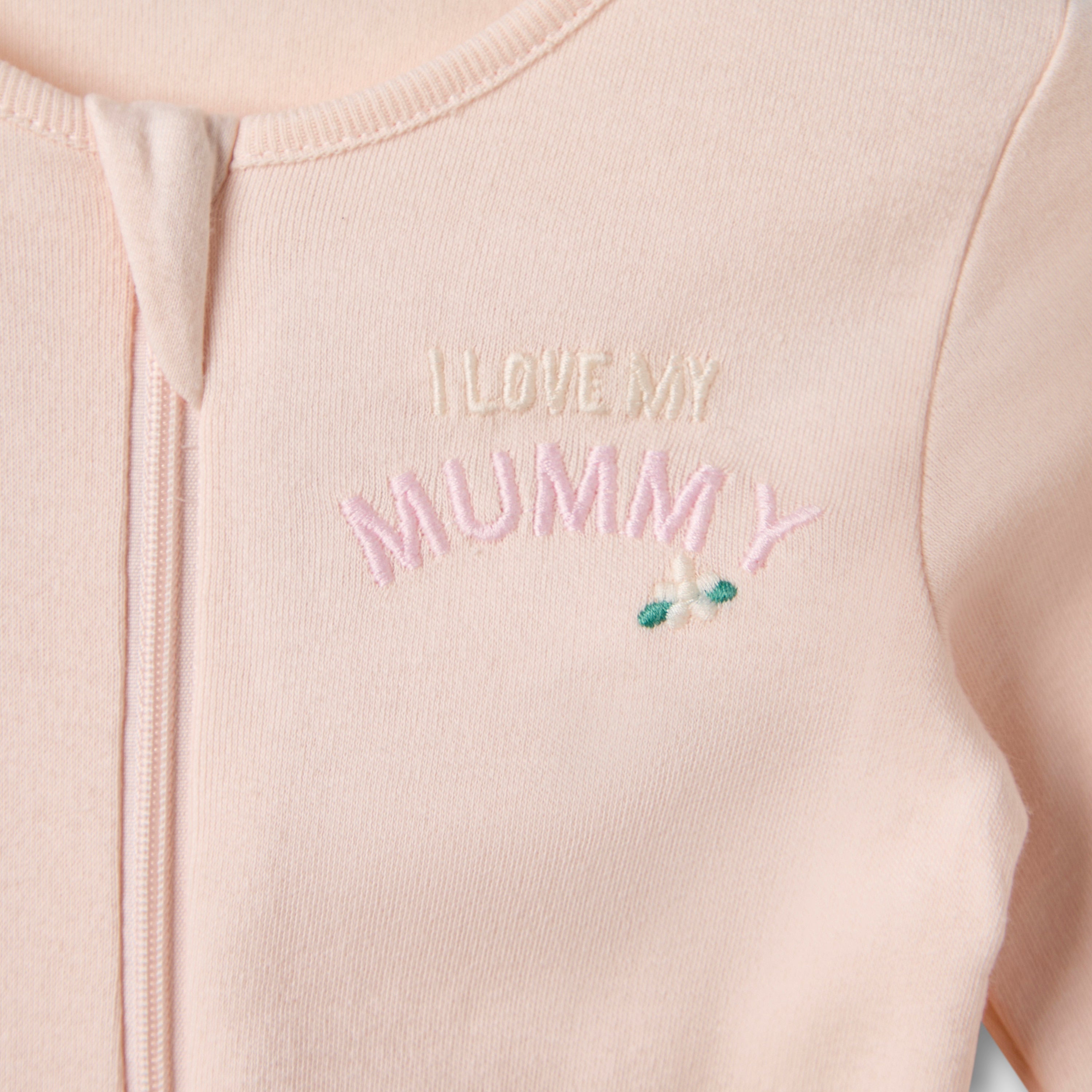 Juniors Round Neck Sleepsuit with Closed Feet - Cotton - Long Sleeves - Set of 3