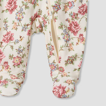 Juniors Round Neck Sleepsuit with Closed Feet - Cotton - Long Sleeves - Set of 3
