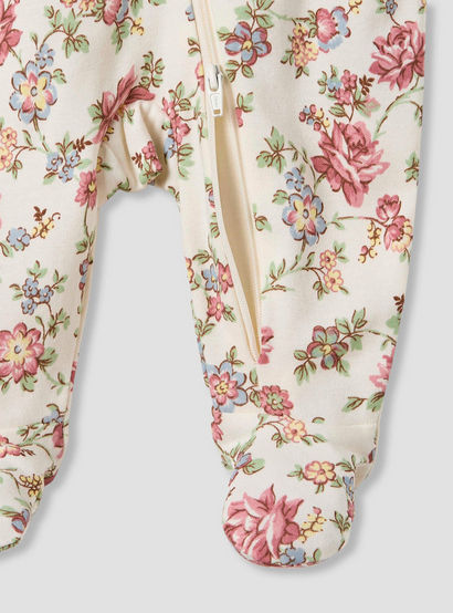 Juniors Round Neck Sleepsuit with Closed Feet - Cotton - Long Sleeves - Set of 3-baby-girls-clothing-nightwear-sleepsuits-image-7