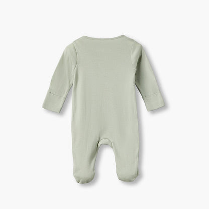 Pack of 3 Juniors Cotton Round Neck Long Sleeves Sleepsuit with Farmyard Print