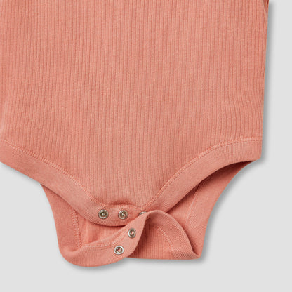 Juniors Assorted Bodysuit with Short Sleeves and Button Closure - Set of 3