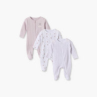 Pack of 3 Juniors Cotton Crew Neck Long Sleeves Sleepsuit with Fairy Print-undefined-image-1