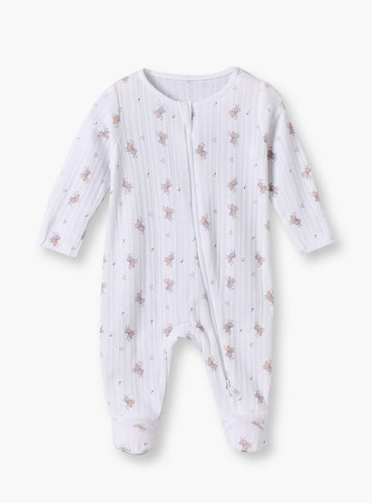 Pack of 3 Juniors Cotton Crew Neck Long Sleeves Sleepsuit with Fairy Print-baby-girls-clothing-nightwear-sleepsuits-image-4