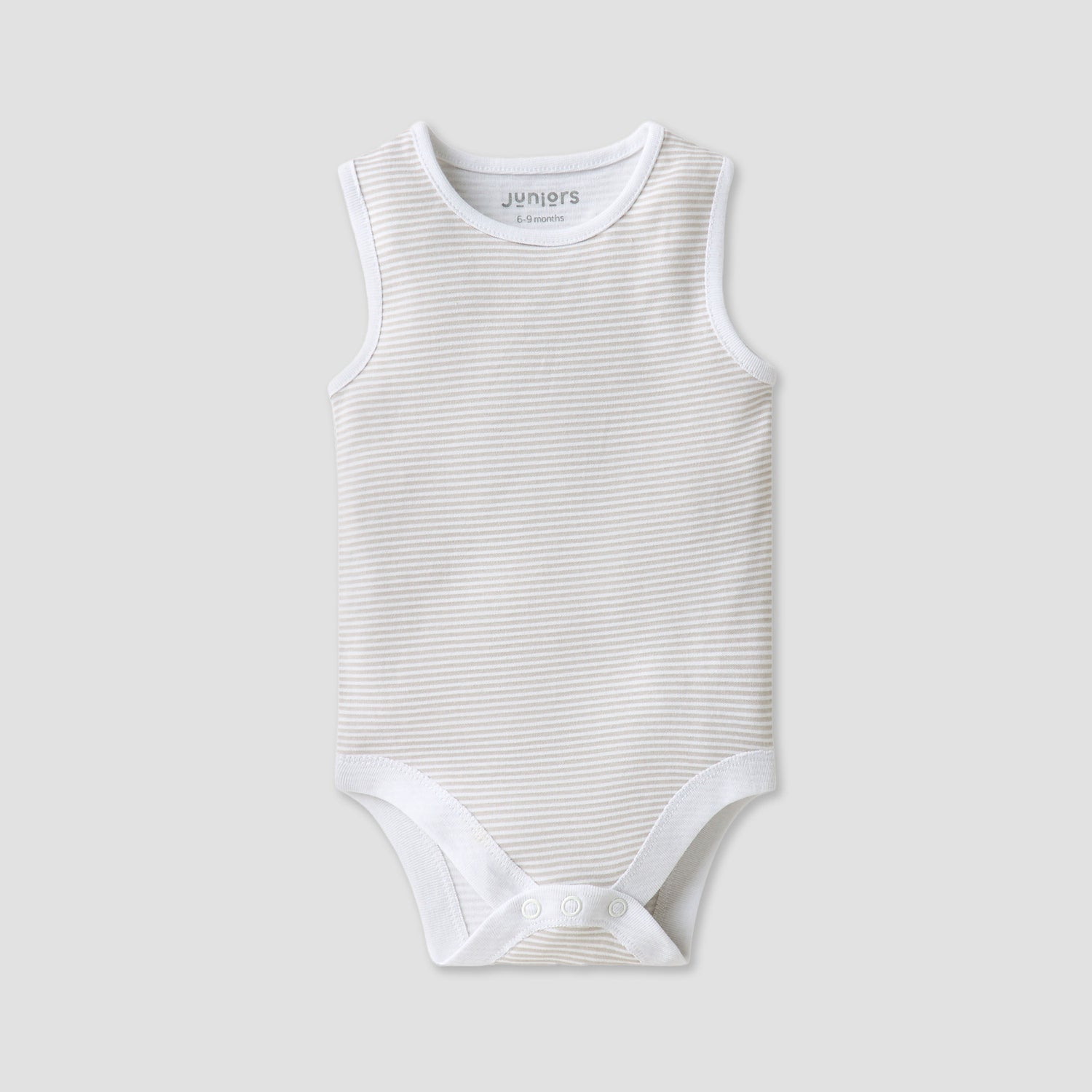 Juniors Printed Sleeveless Bodysuit with Button Closure - Set of 7