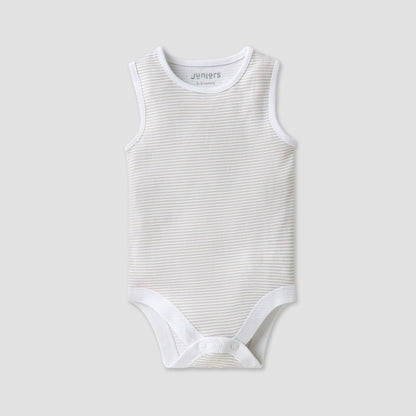 Juniors Printed Sleeveless Bodysuit with Button Closure - Set of 7