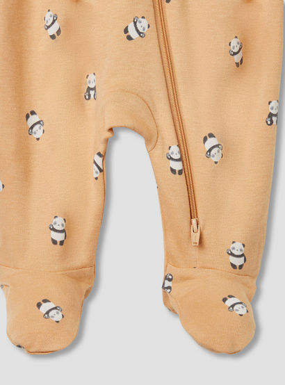 Juniors Cotton Round Neck Long Sleeves Sleepsuit with Safari Print, Set of 3-baby-boys-clothing-nightwear-sleepsuits-image-6
