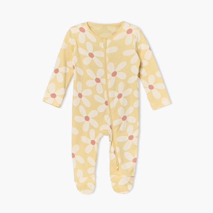 Pack of 3 Juniors Cotton Round Neck Long Sleeves Sleepsuit with Floral Print