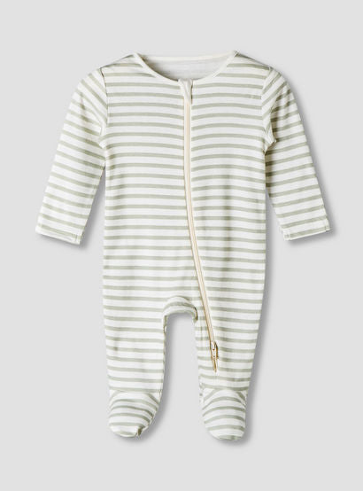 Pack of 3 Juniors Organic Cotton Round Neck Long Sleeves Sleepsuit with Print-baby-boys-clothing-nightwear-sleepsuits-image-4