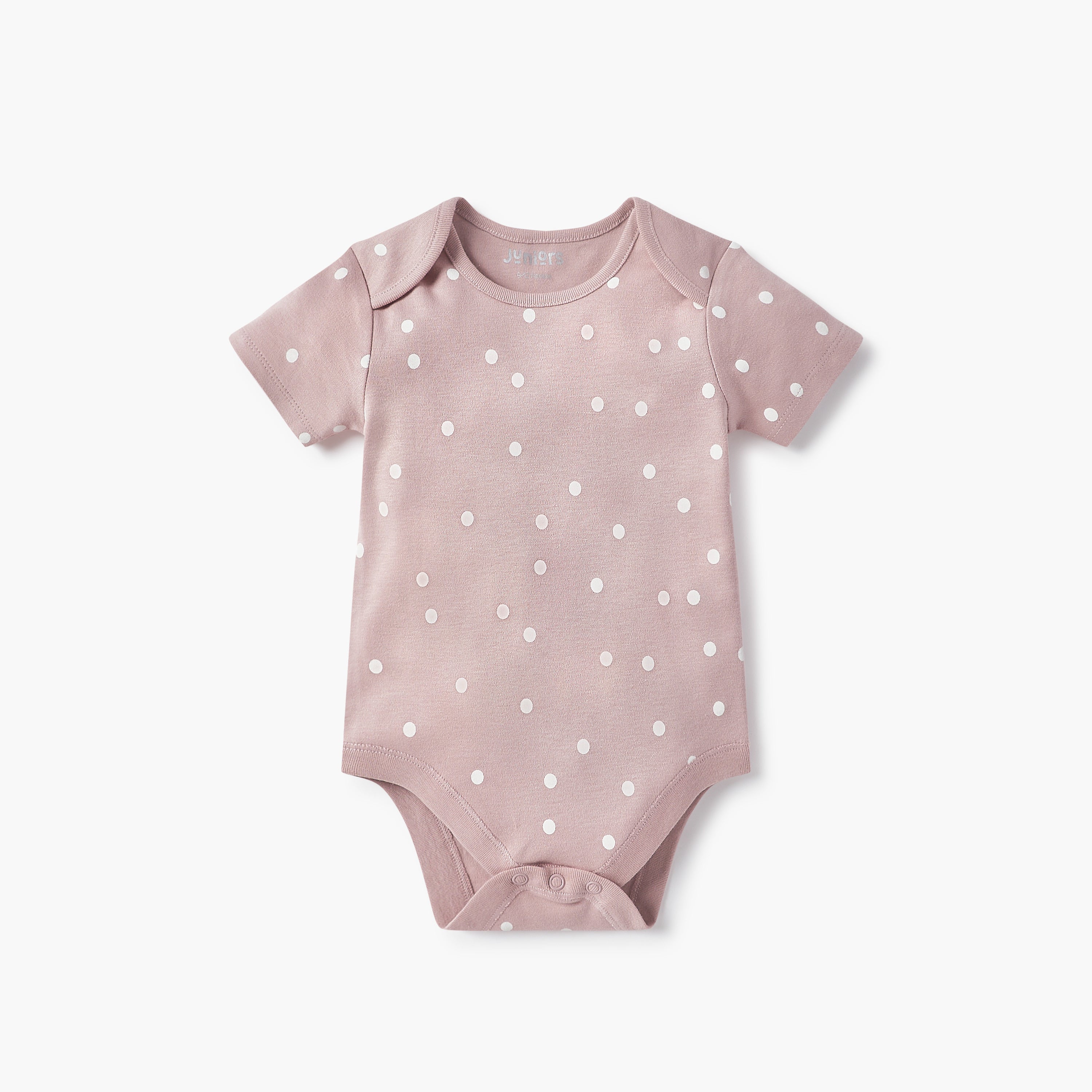 Juniors Animal Print Envelope Neck Bodysuit with Button Closure - Set of 3