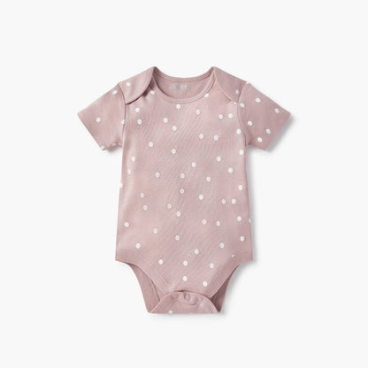 Juniors Animal Print Envelope Neck Bodysuit with Button Closure - Set of 3