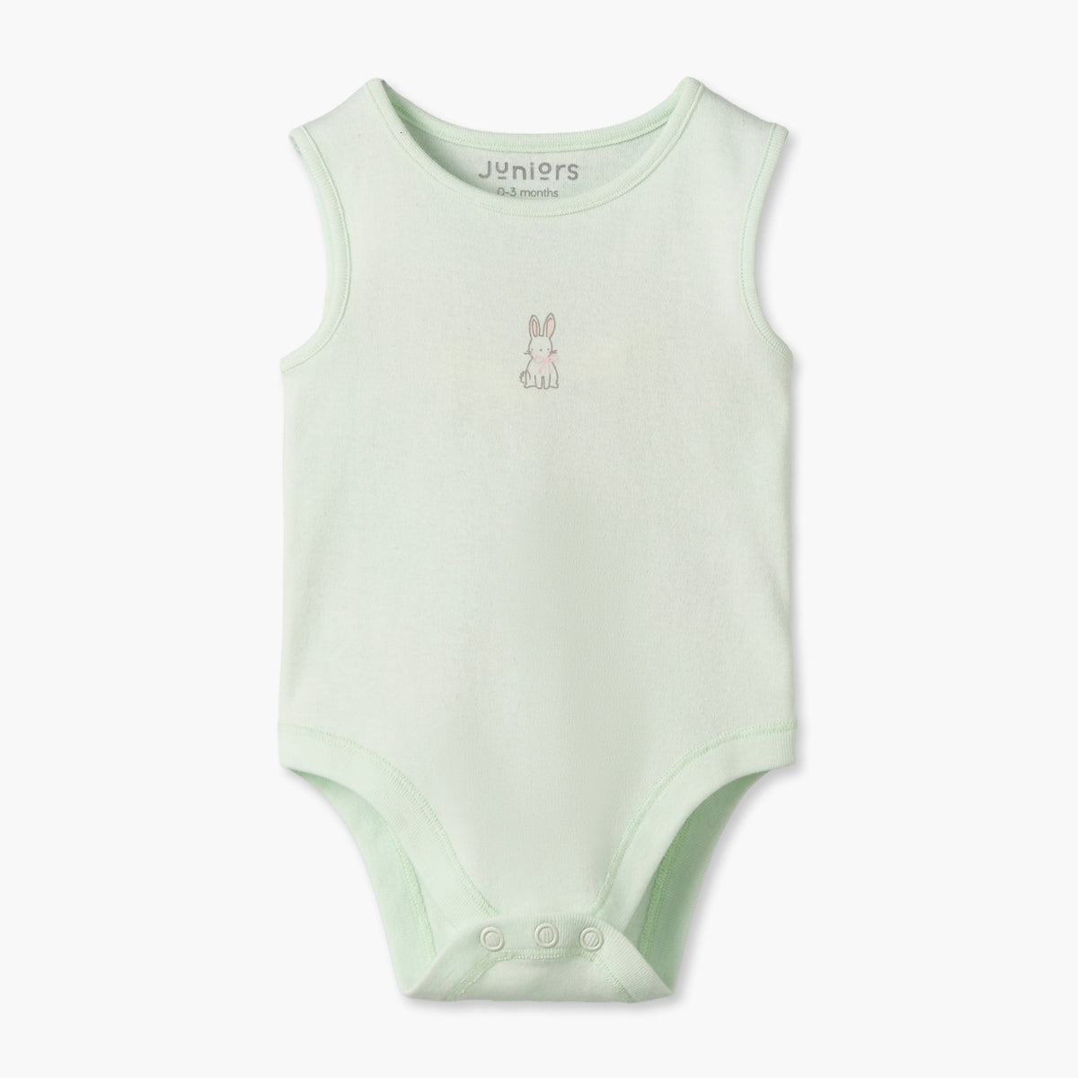 Pack of 7 Juniors Cotton Crew Neck Sleeveless Bodysuit with Floral Print