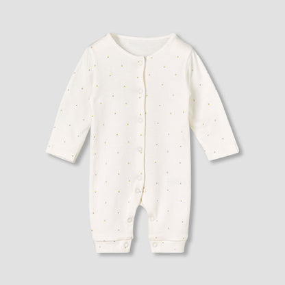 Pack of 3 Juniors Round Neck Long Sleeves Sleepsuit with Print