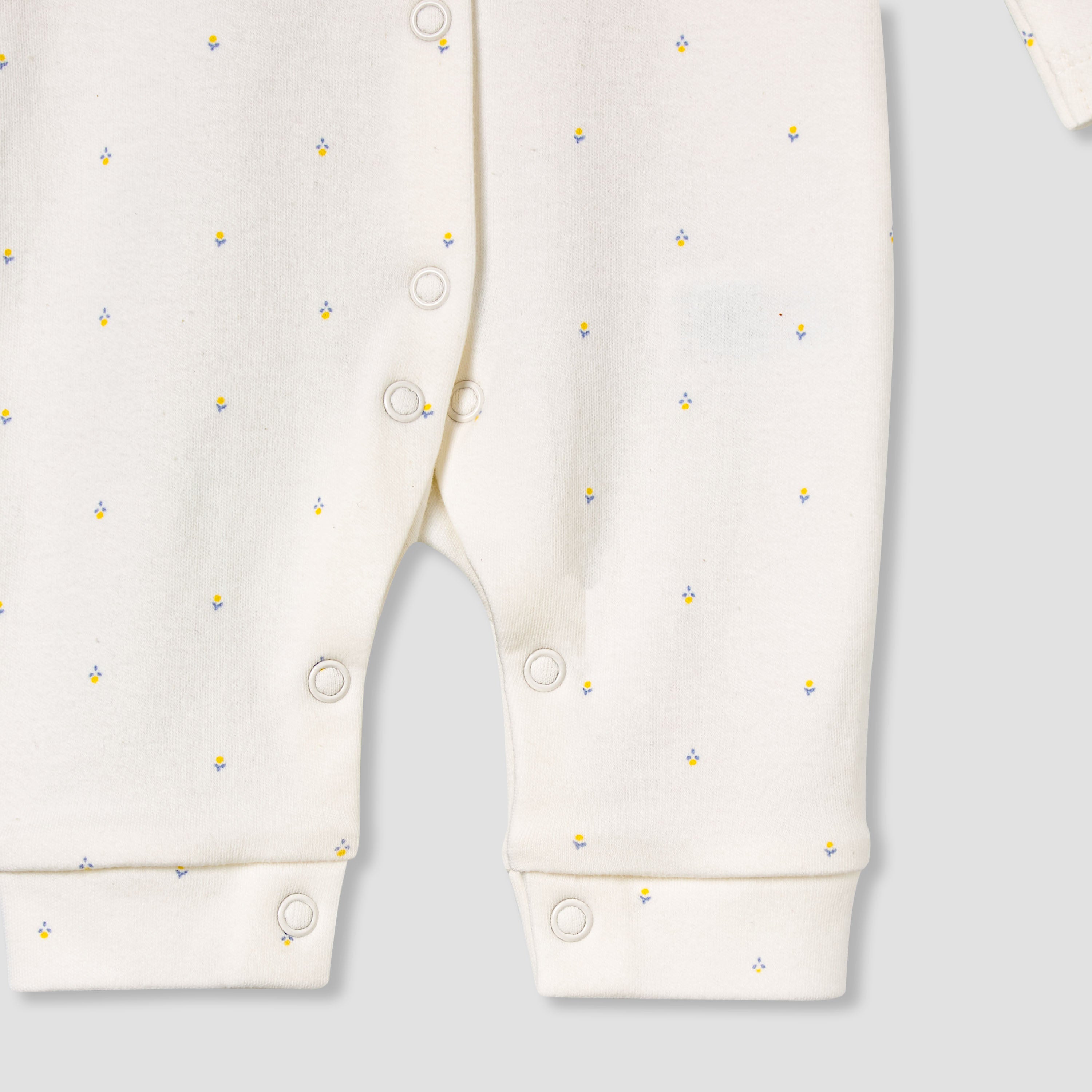 Pack of 3 Juniors Round Neck Long Sleeves Sleepsuit with Print