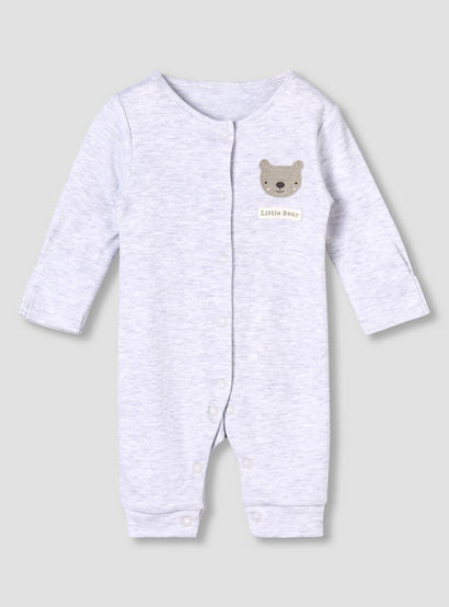 Pack of 3 Juniors Round Neck Long Sleeves Sleepsuit with Print-baby-boys-clothing-nightwear-sleepsuits-image-5
