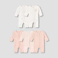 Pack of 5 Juniors Cotton Round Neck Long Sleeves Sleepsuit with Fun Prints-undefined-image-1