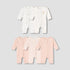 Pack of 5 Juniors Cotton Round Neck Long Sleeves Sleepsuit with Fun Prints - Pink / 12-18 mths